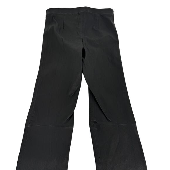 Theory High Rise Adbelle L2 Leather Skinny Pants Black Size 4 - Picture 11 of 15